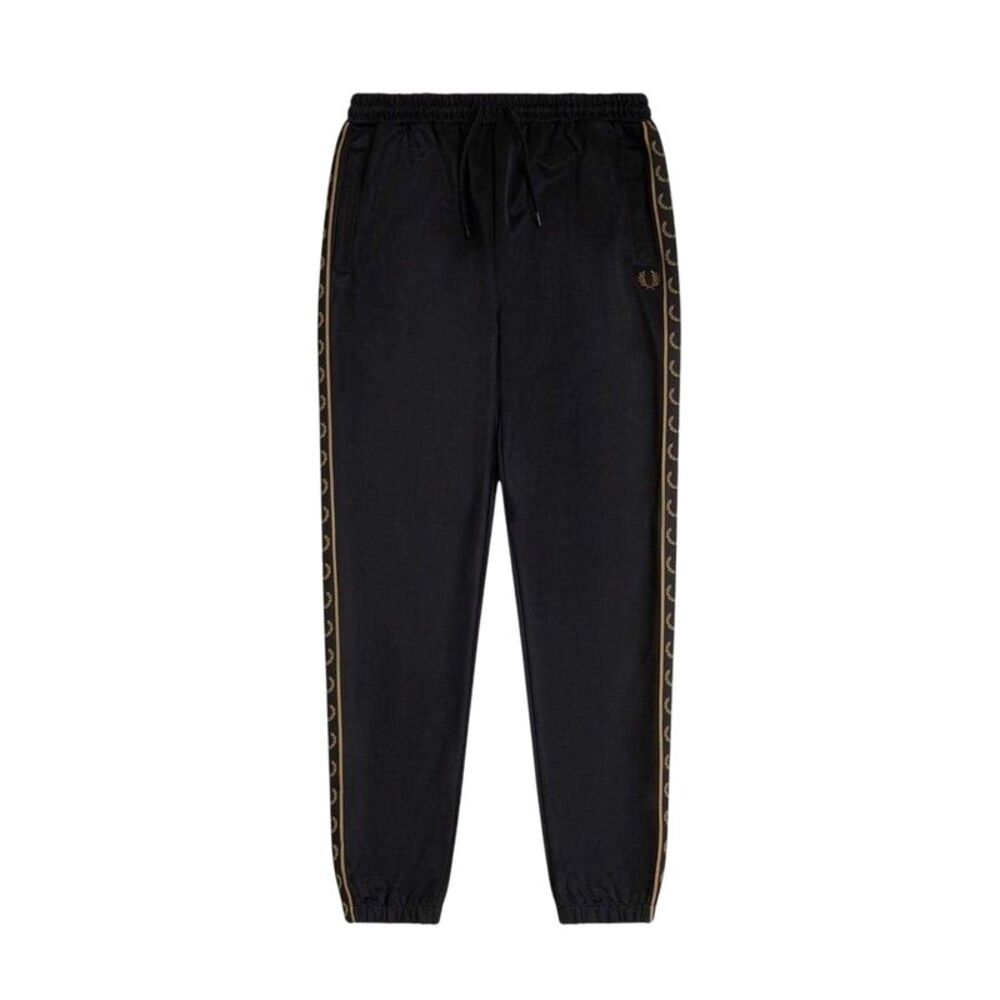 Fred Perry Mens Taped Sweatpants / Black